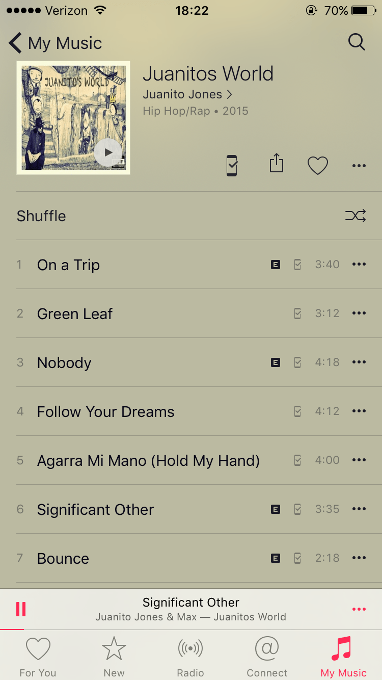 Significant Other Verse ft Juanito&nbsp;Jones